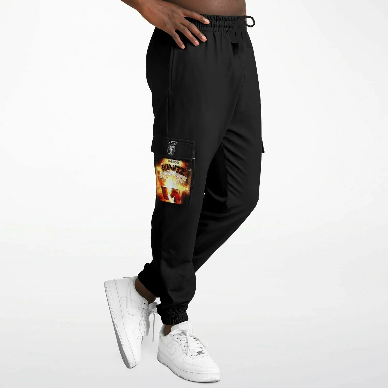 144,000 KINGZ 01-01 Men's Designer Athletic Cargo Sweatpants