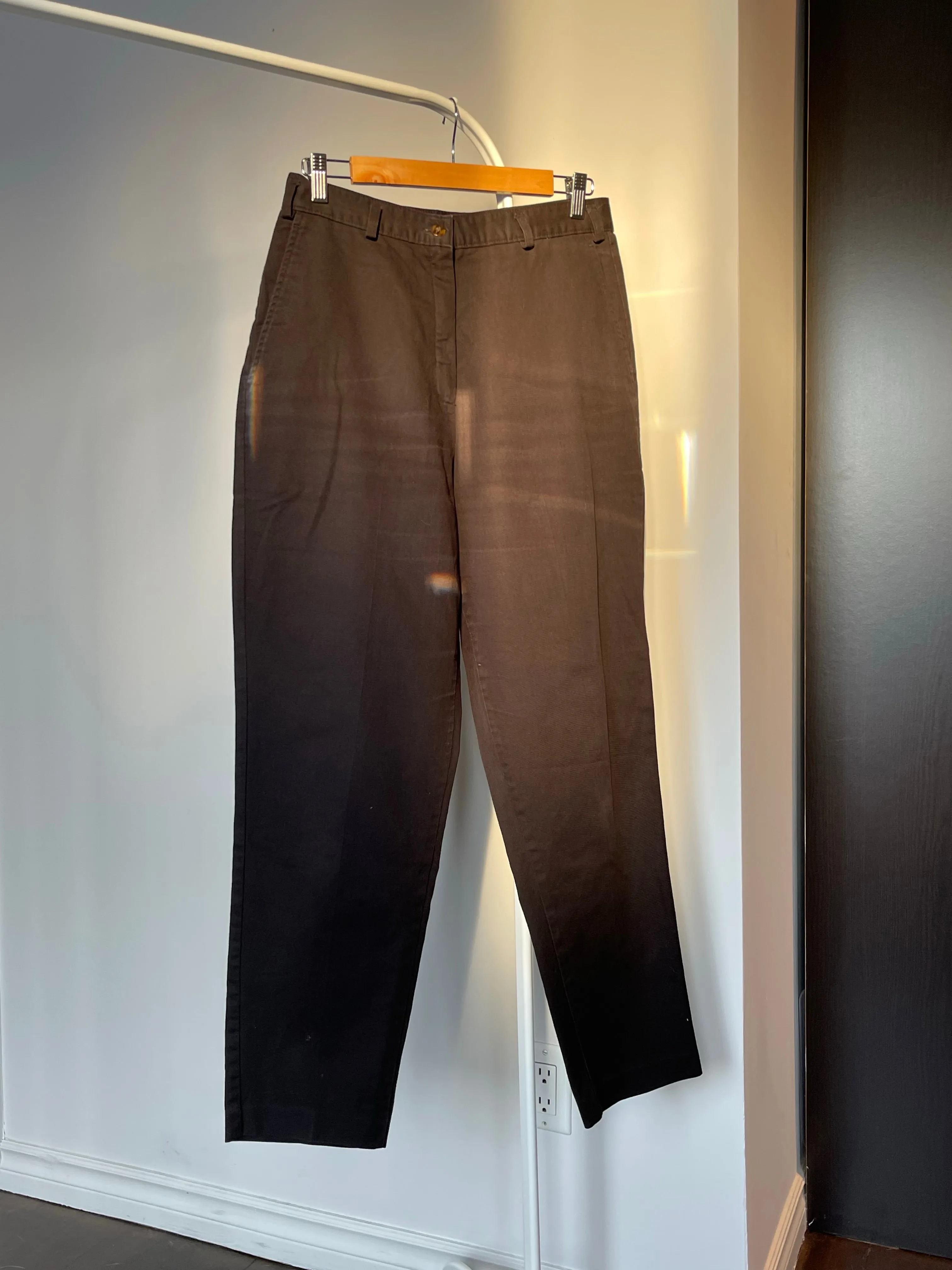 90s Black Highrise Chinos - 29/30