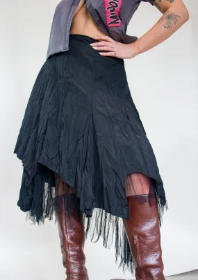 90s Witchy Layered Midi Skirt