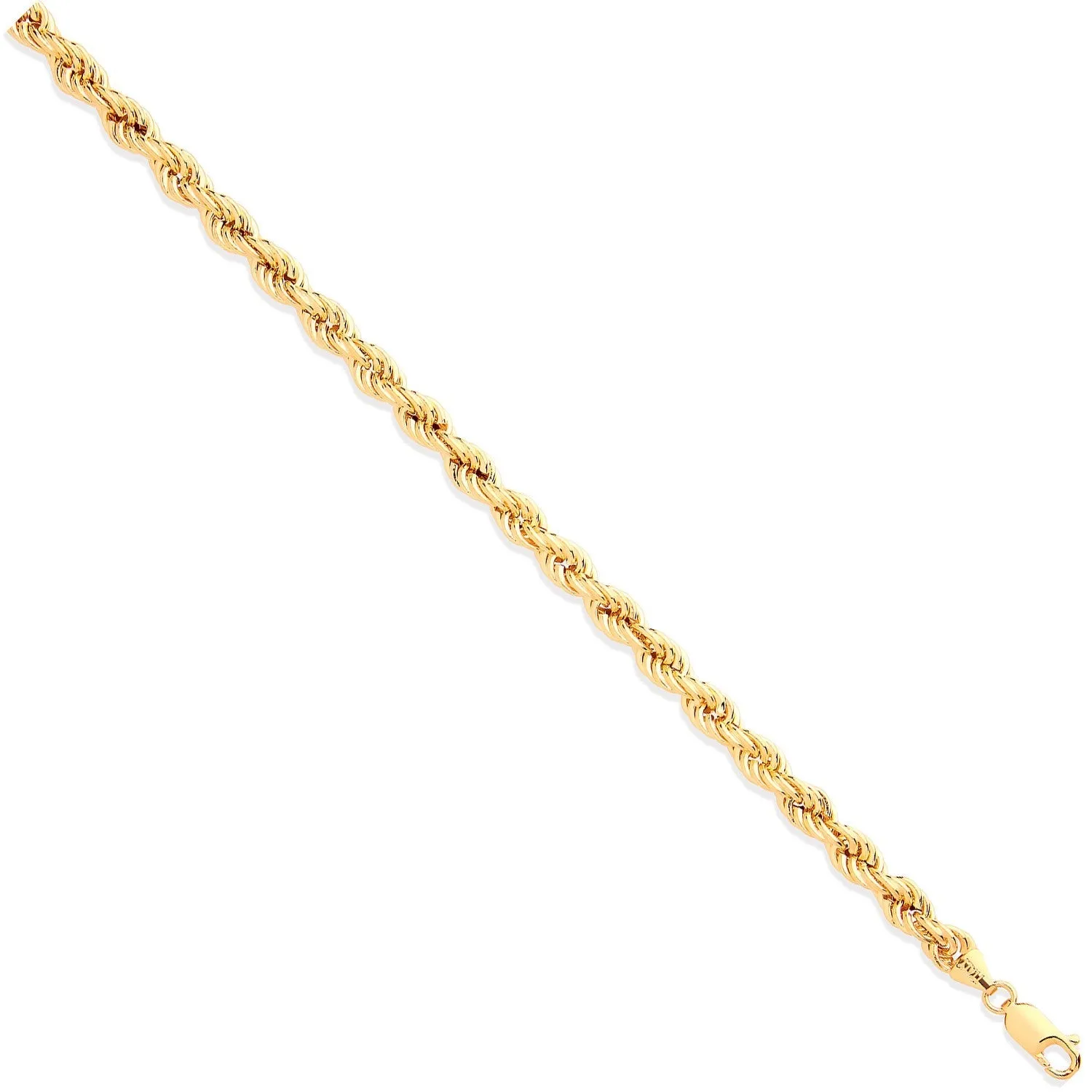 9ct Yellow Gold Hollow 6.3mm 28 Inch Rope Necklace 22.0g