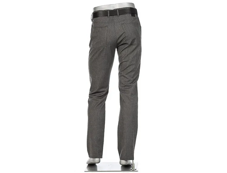 Alberto Regular Fit Pipe Ceramica Pant 0039 | Bankers Grey