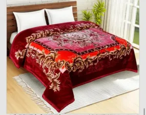 ALCITIC HOME Double ply Luxurious Blanket Mink for doublebed for mild Winters.