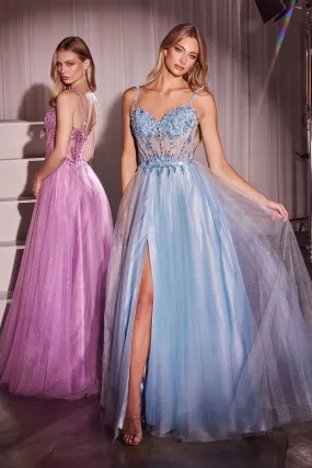 ANA Lace & Tulle A-Line Prom & Formal Dress