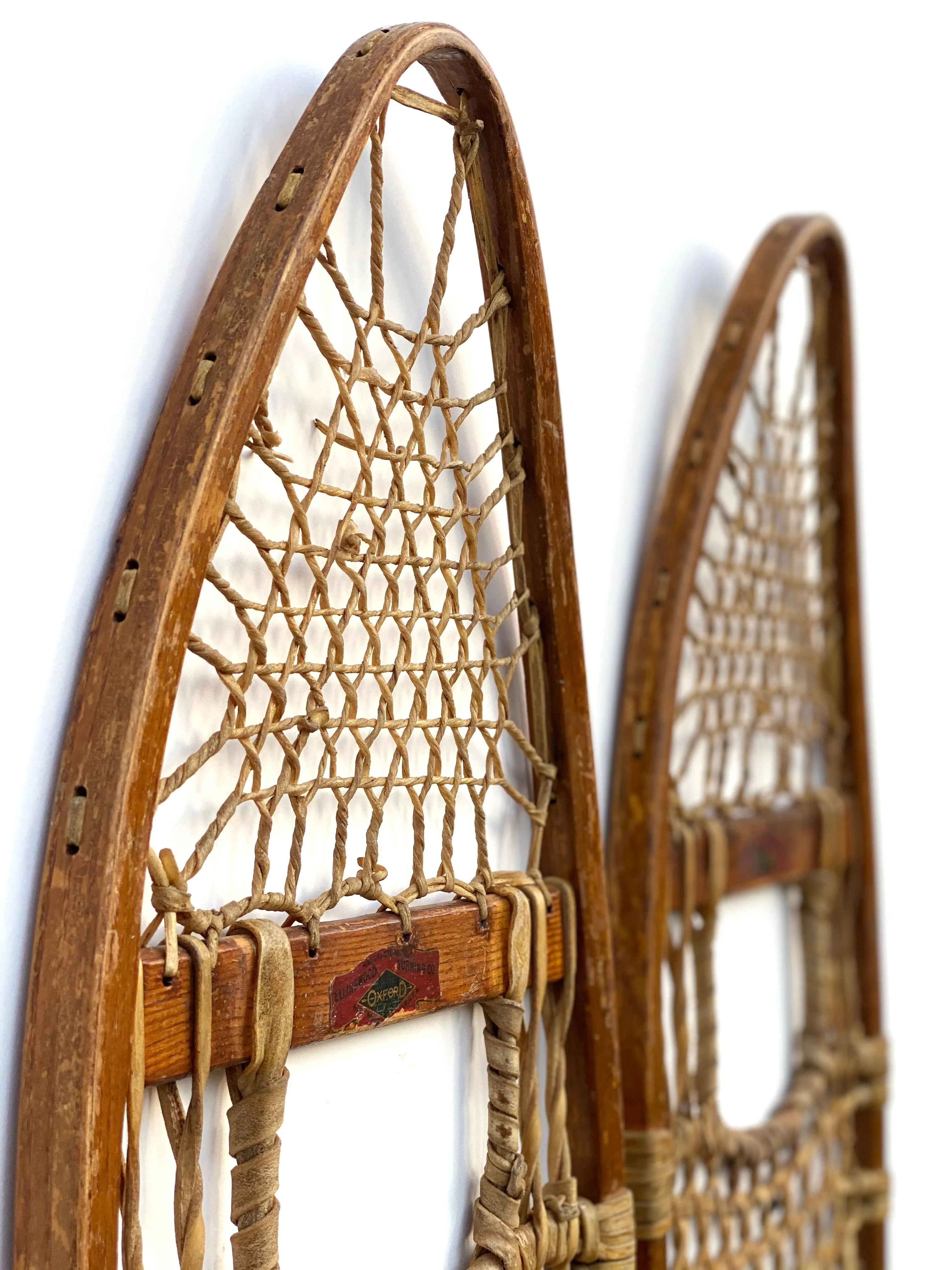 Antique Ellingwood Turning Co. Oxford Snowshoes