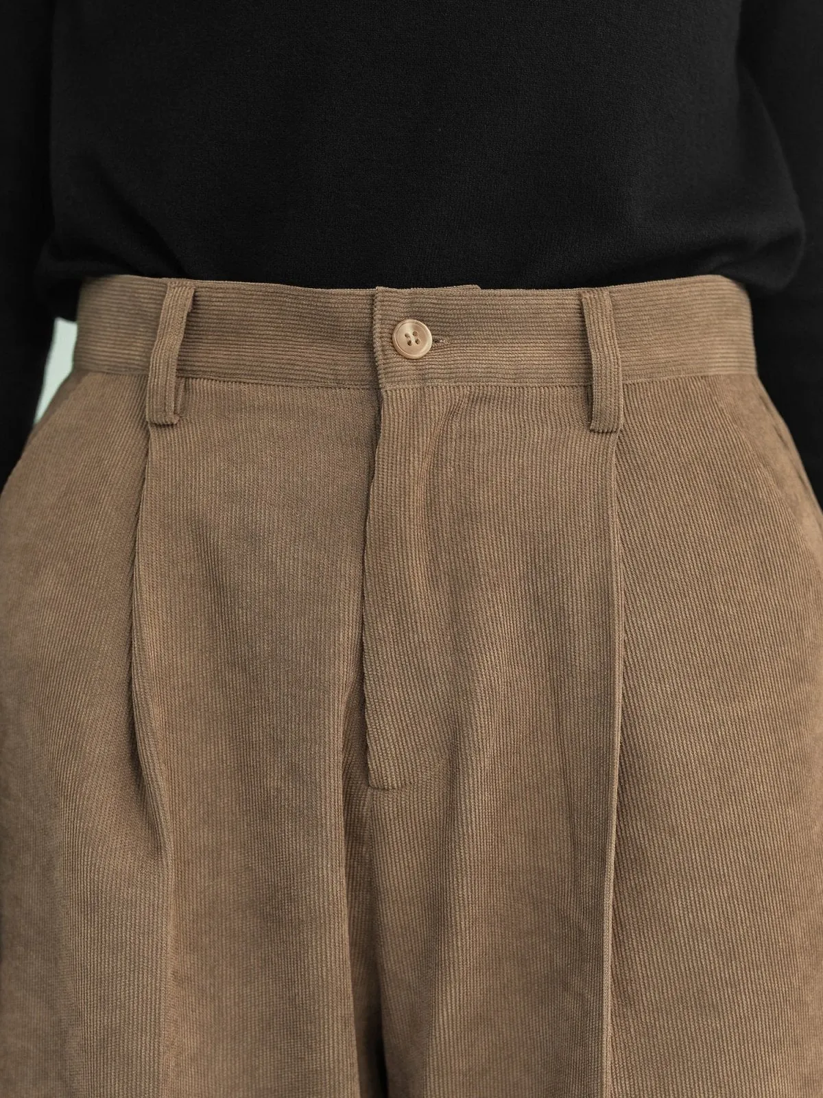 Arya Corduroy Straight Leg Pants*