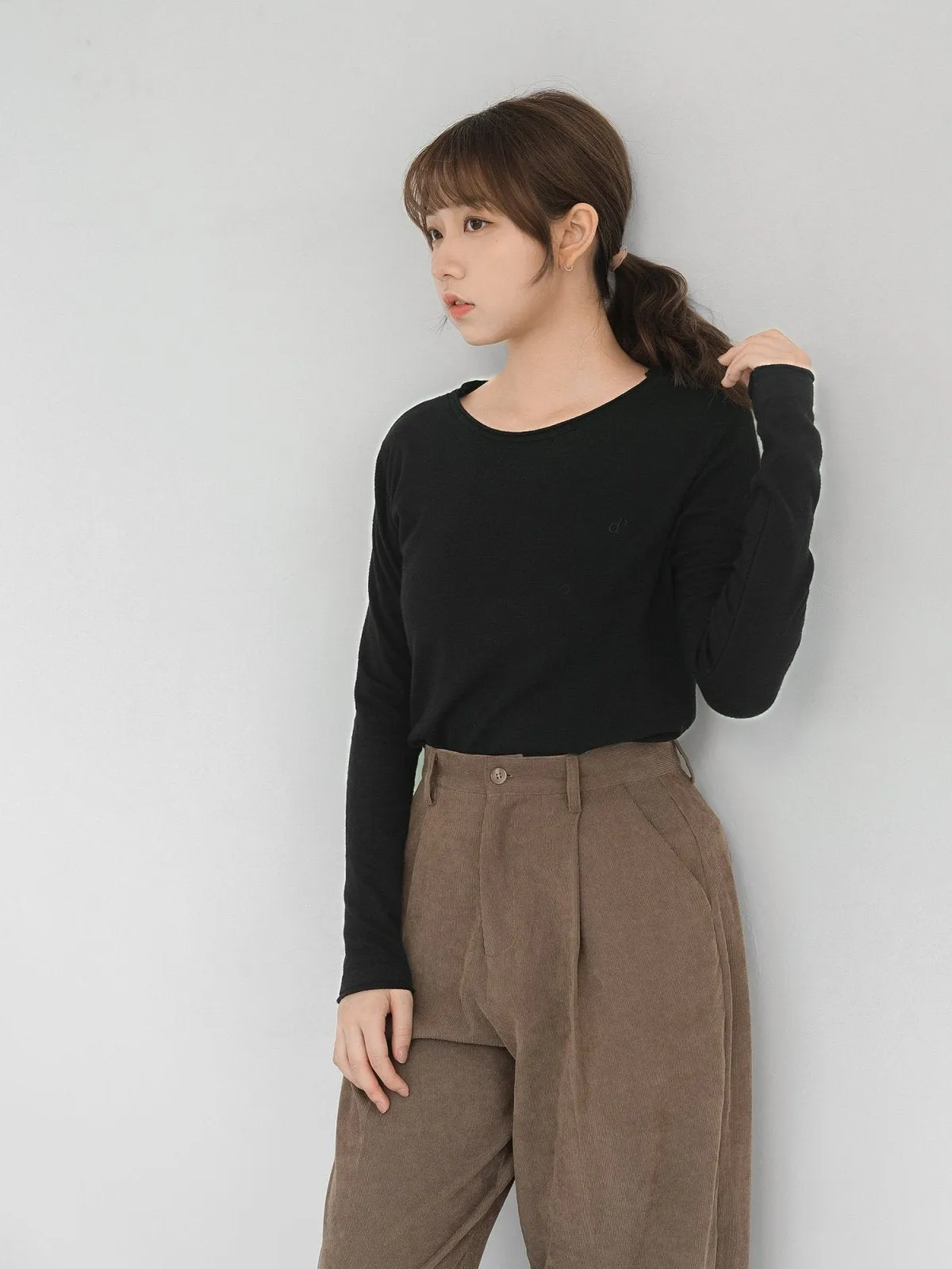 Arya Corduroy Straight Leg Pants*