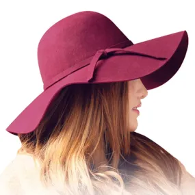 Autumn Winter Summer Fashion Fedoras Vintage Pure Women'S Beach Sun Hat Female Waves Large Brim Sunbonnet Lady