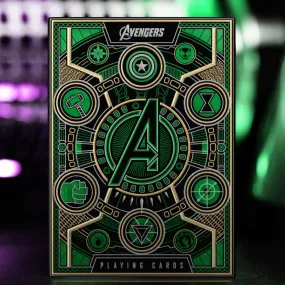 Avengers Playing Cards Green Edition