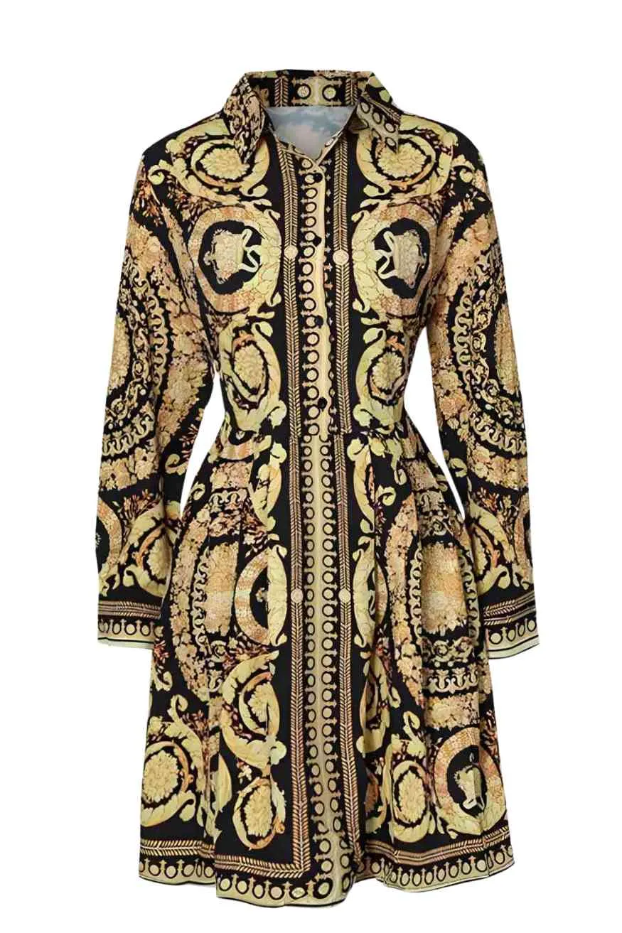 Baroque Cardigan Dress