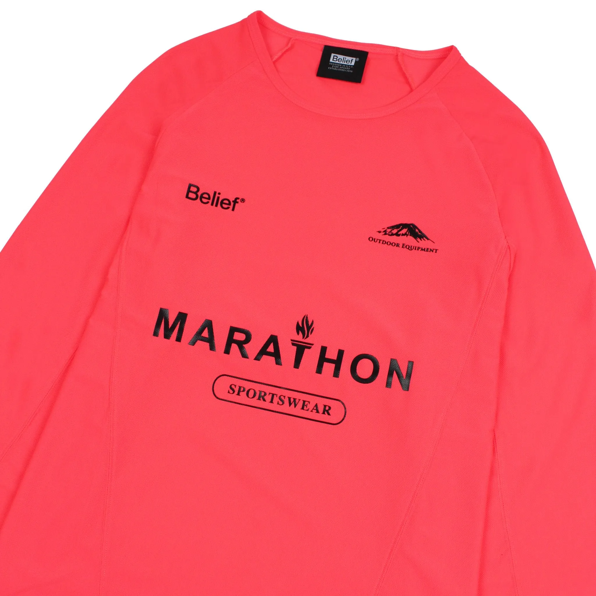 Belief NYC Marathon Mesh Jersey - Blaze Orange