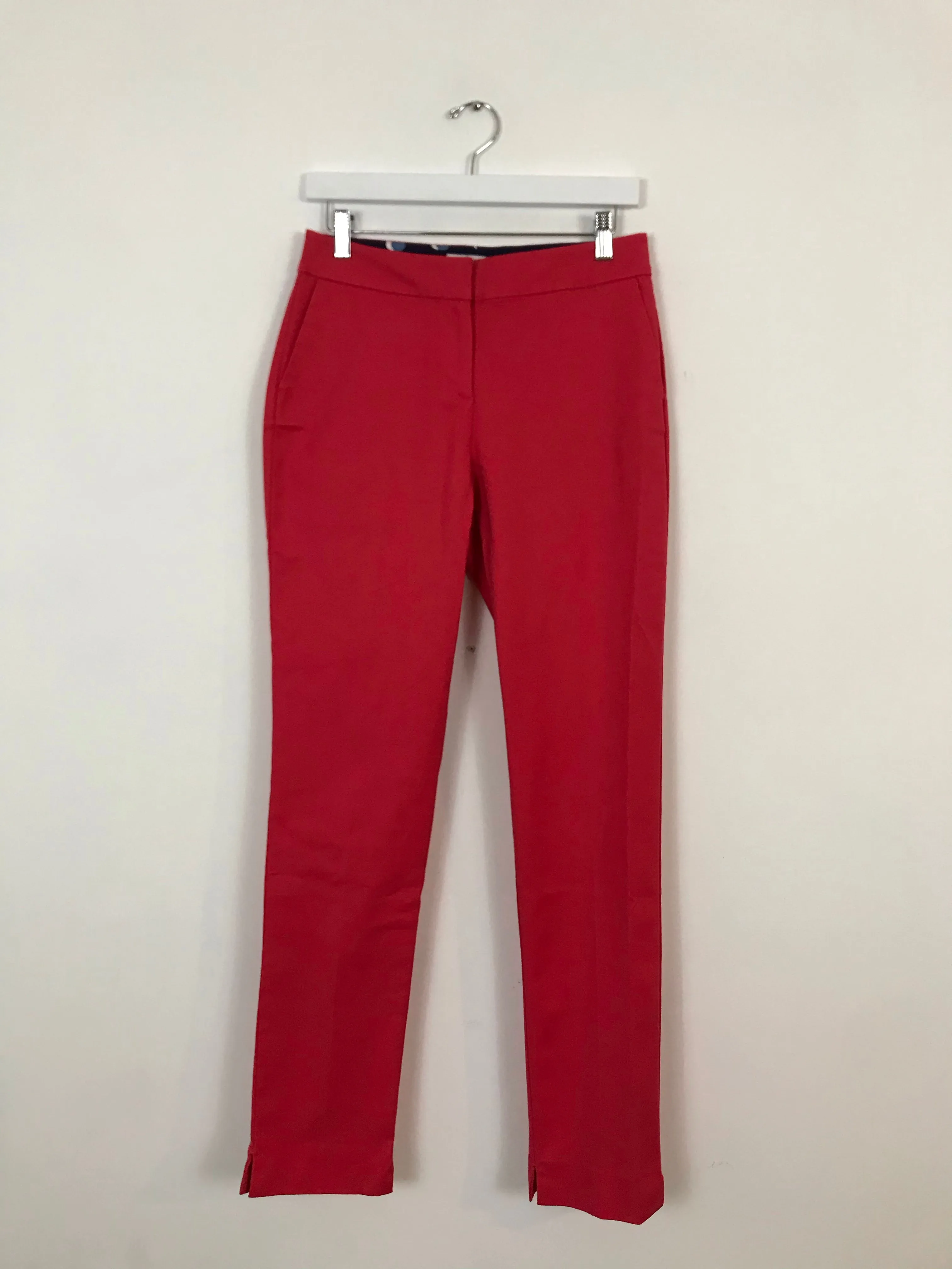 Boden Women’s High Waisted Straight Leg Chino Trouser | UK 12 | Pink