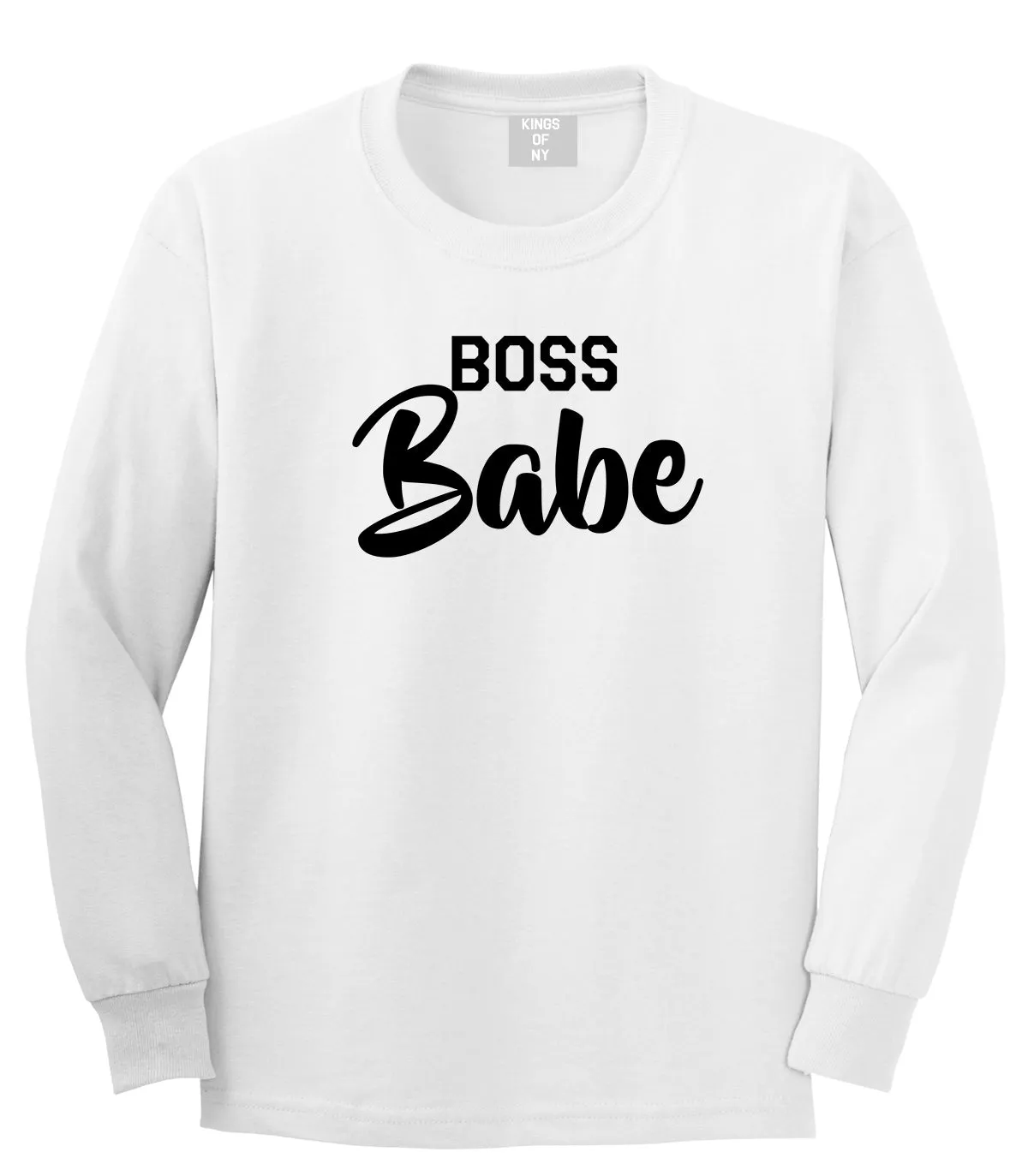 Boss Babe Mens Long Sleeve T-Shirt