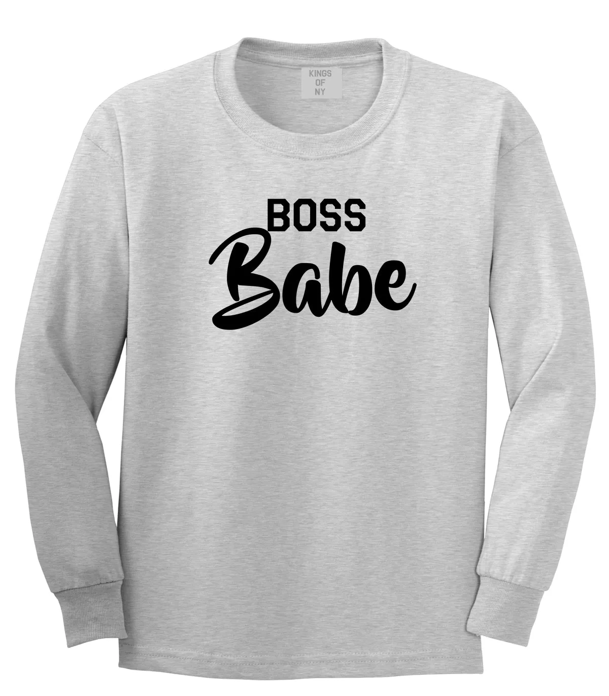 Boss Babe Mens Long Sleeve T-Shirt