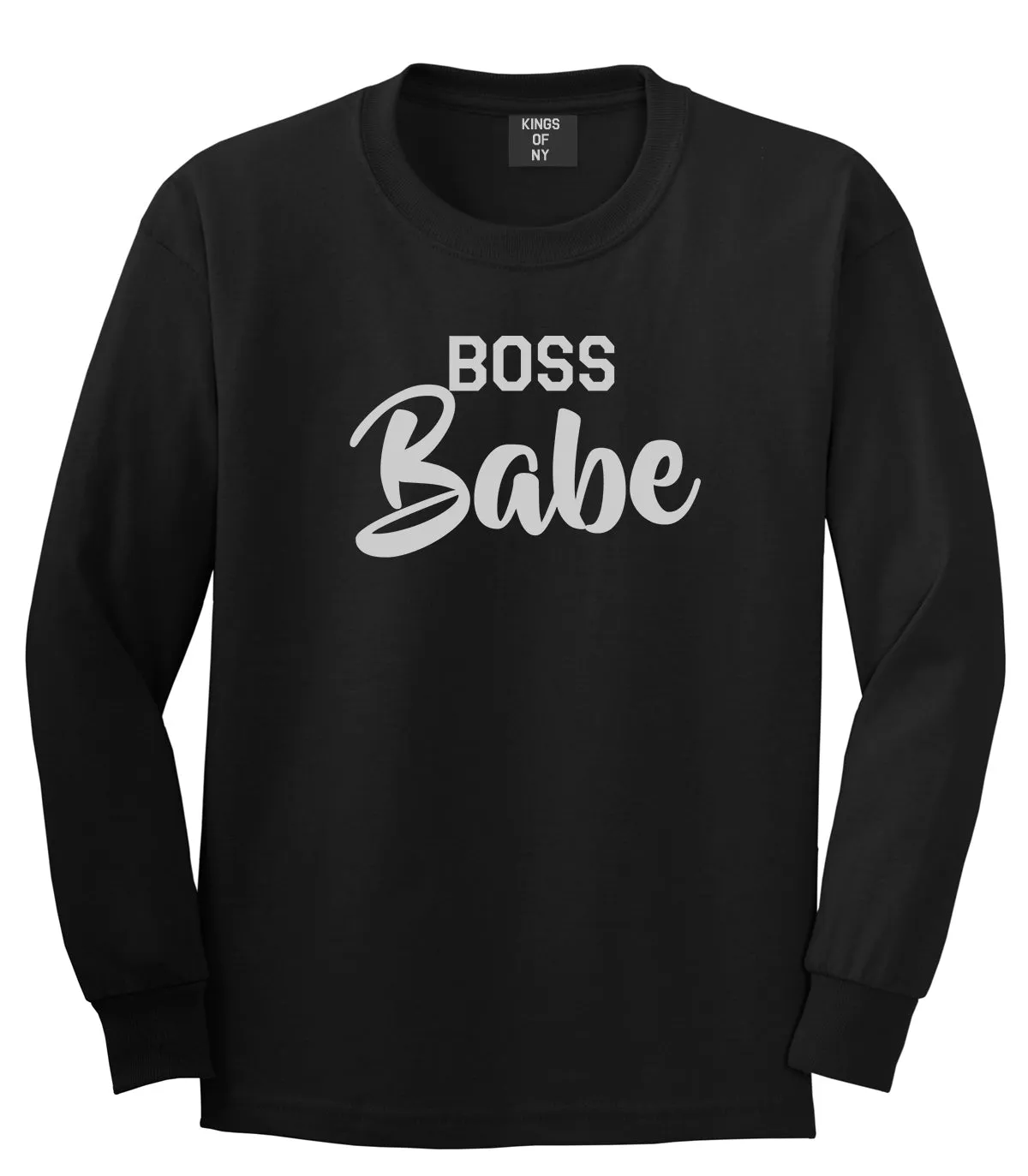 Boss Babe Mens Long Sleeve T-Shirt