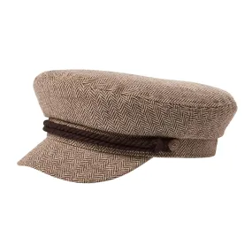 Brixton Fiddler Cap - Dark Earth/Sand