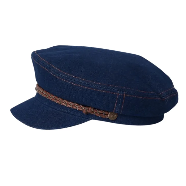 Brixton Fiddler Cap - Washed Denim