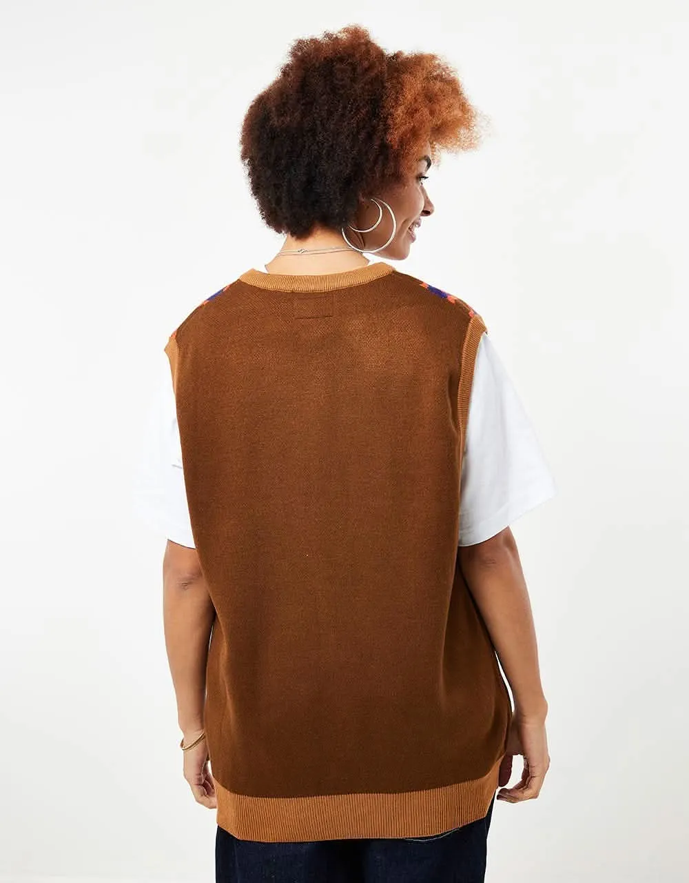 Butter Goods x Disney Starry Skies Knitted Vest - Brown