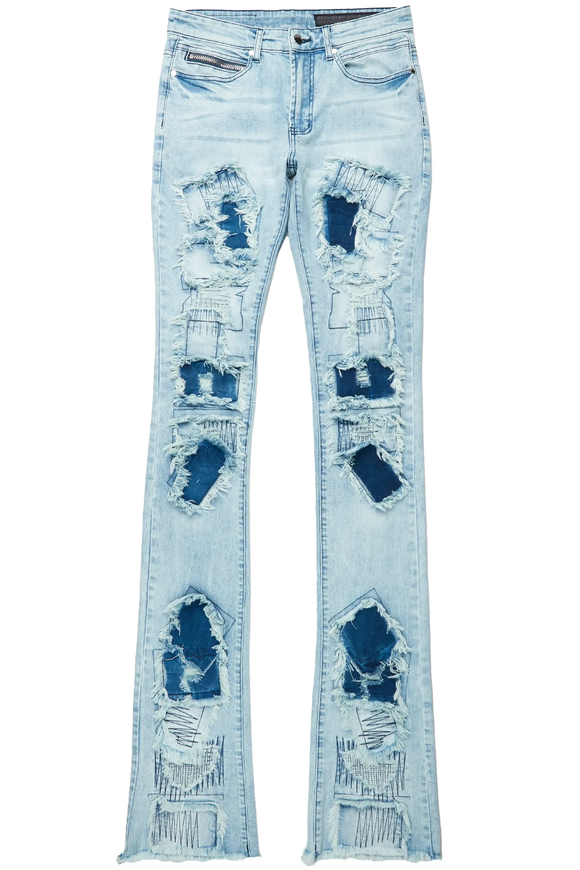 Camden Blue Super Stacked Flare Jean