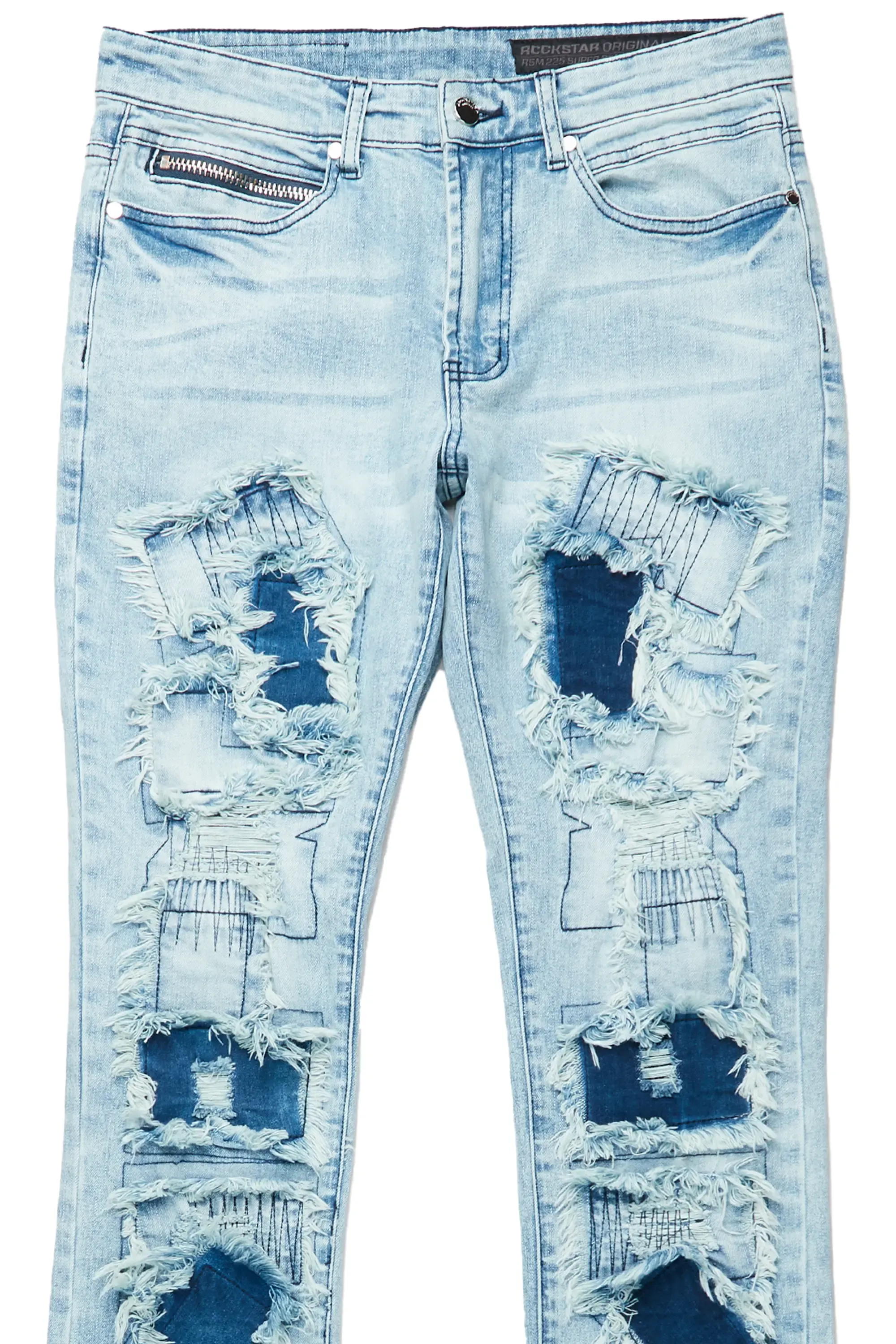 Camden Blue Super Stacked Flare Jean