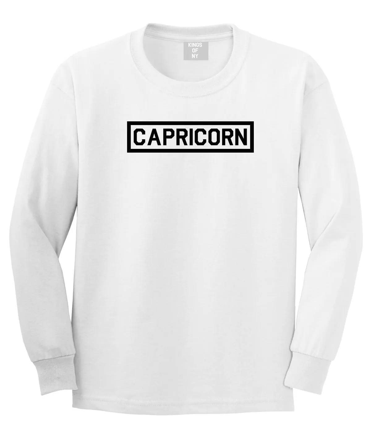 Capricorn Horoscope Sign Mens Long Sleeve T-Shirt