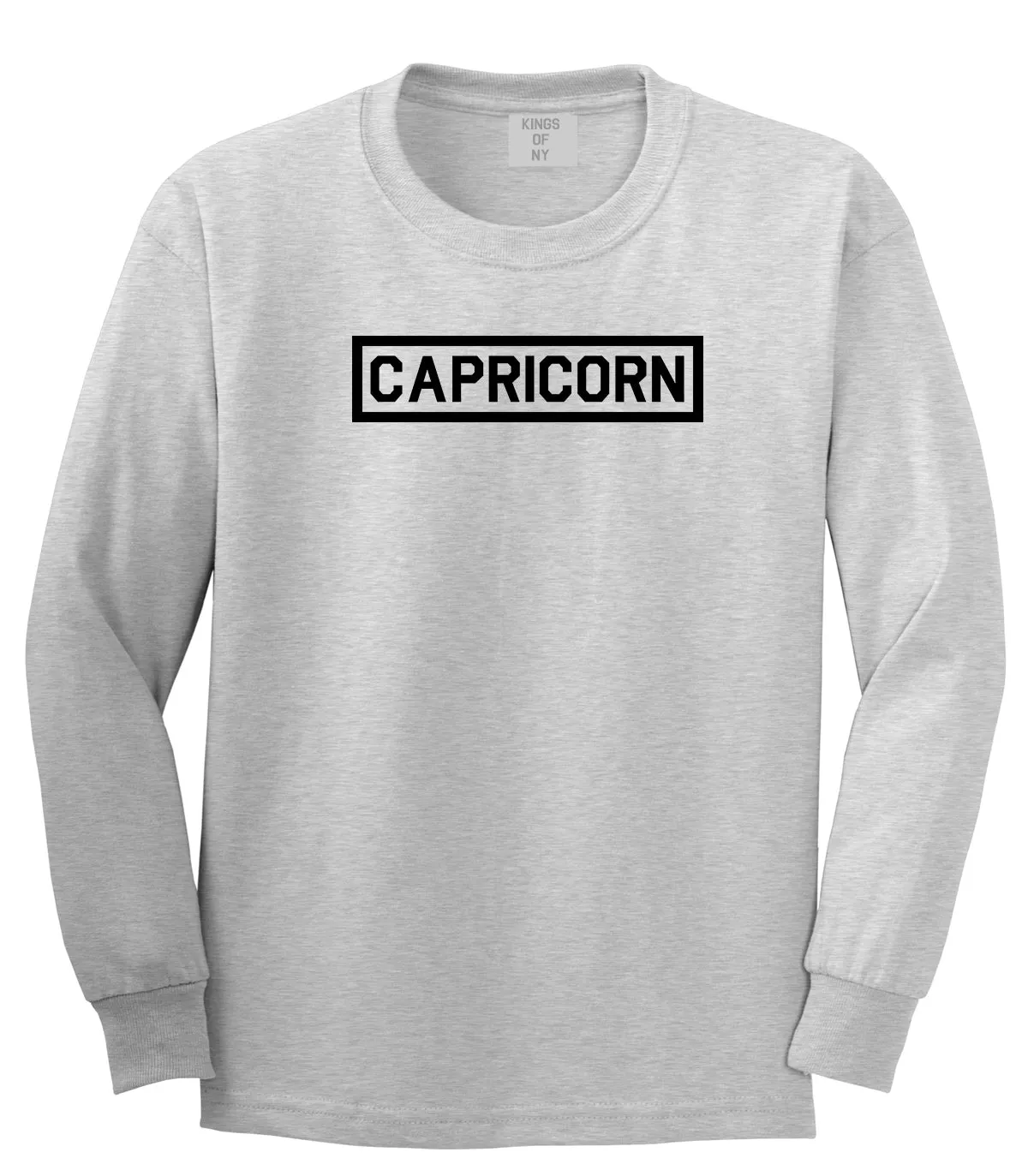 Capricorn Horoscope Sign Mens Long Sleeve T-Shirt