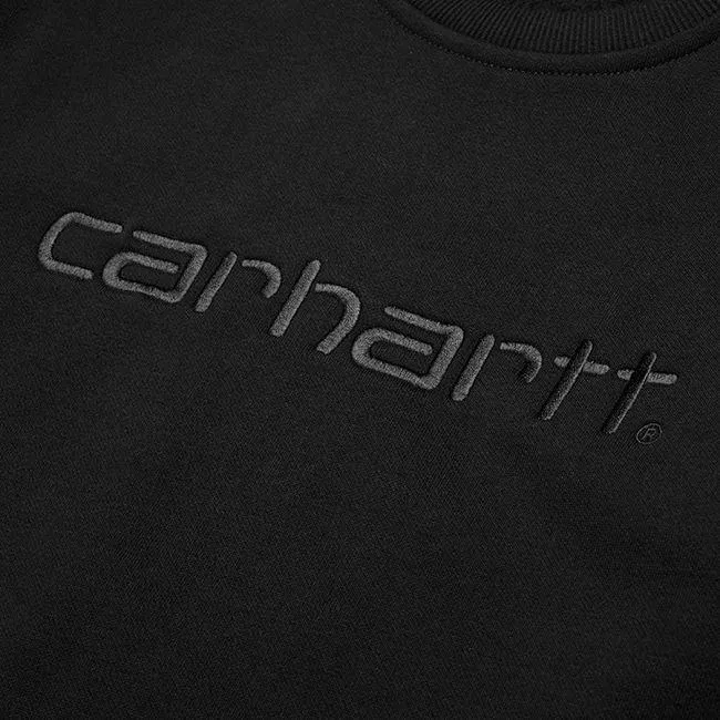 Carhartt WIP Mens Carhartt Sweatshirt Black Black