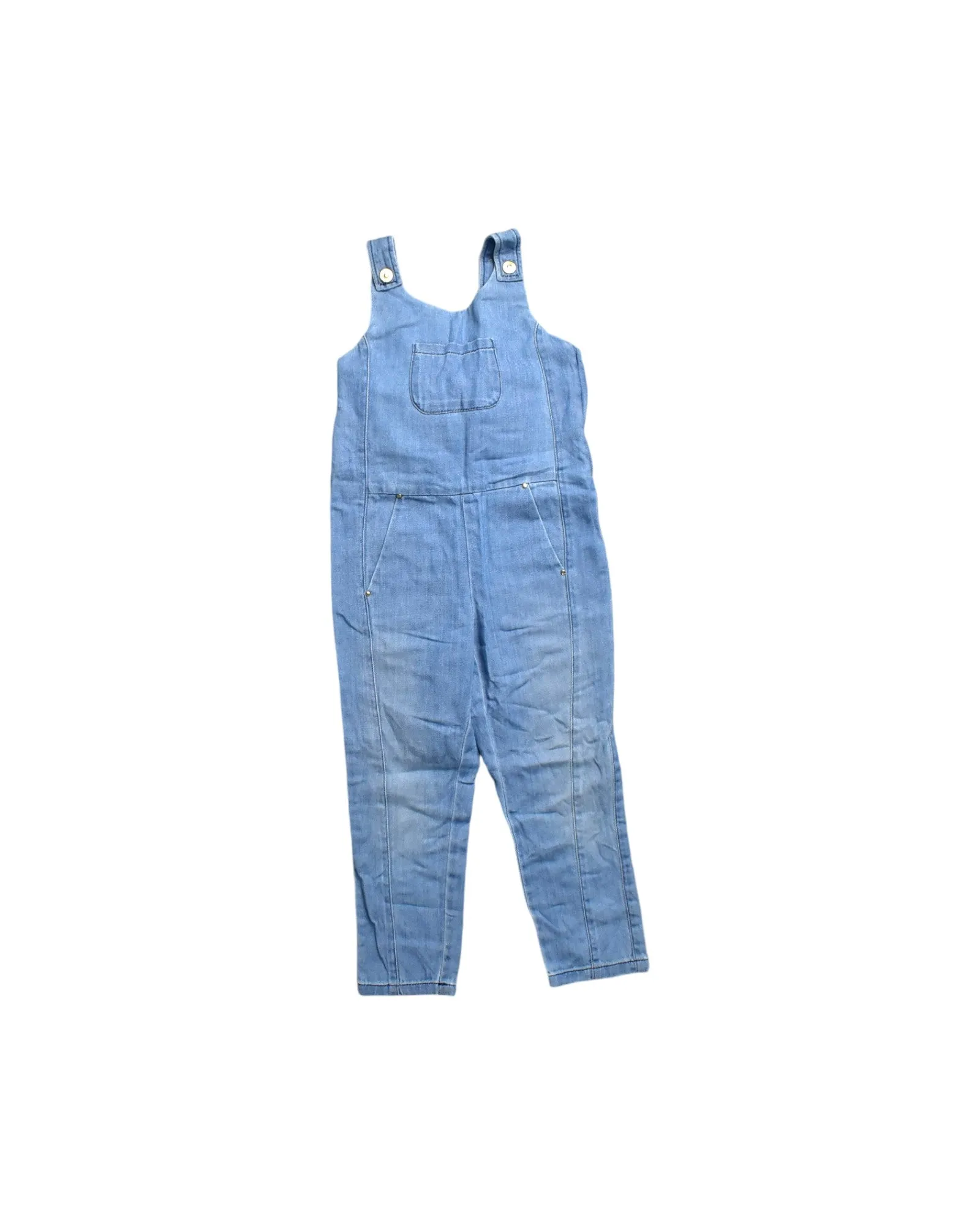 Chloe Denim Long Overall 4T