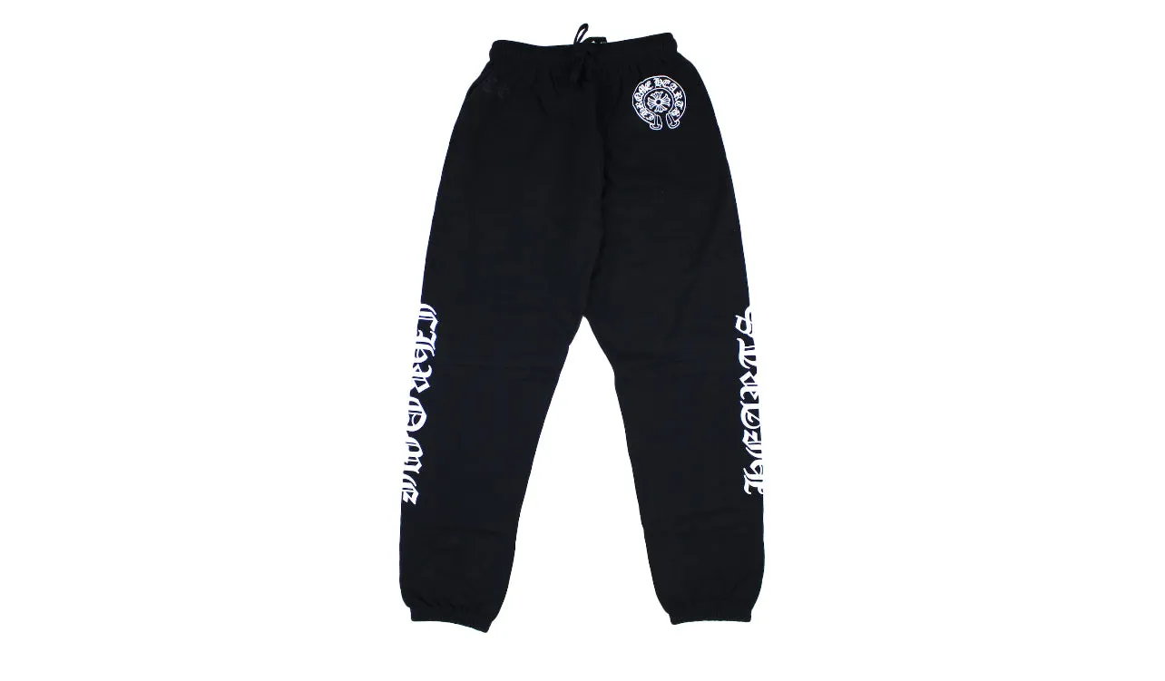 Chrome Hearts Horse Shoe Logo Sweatpants Black