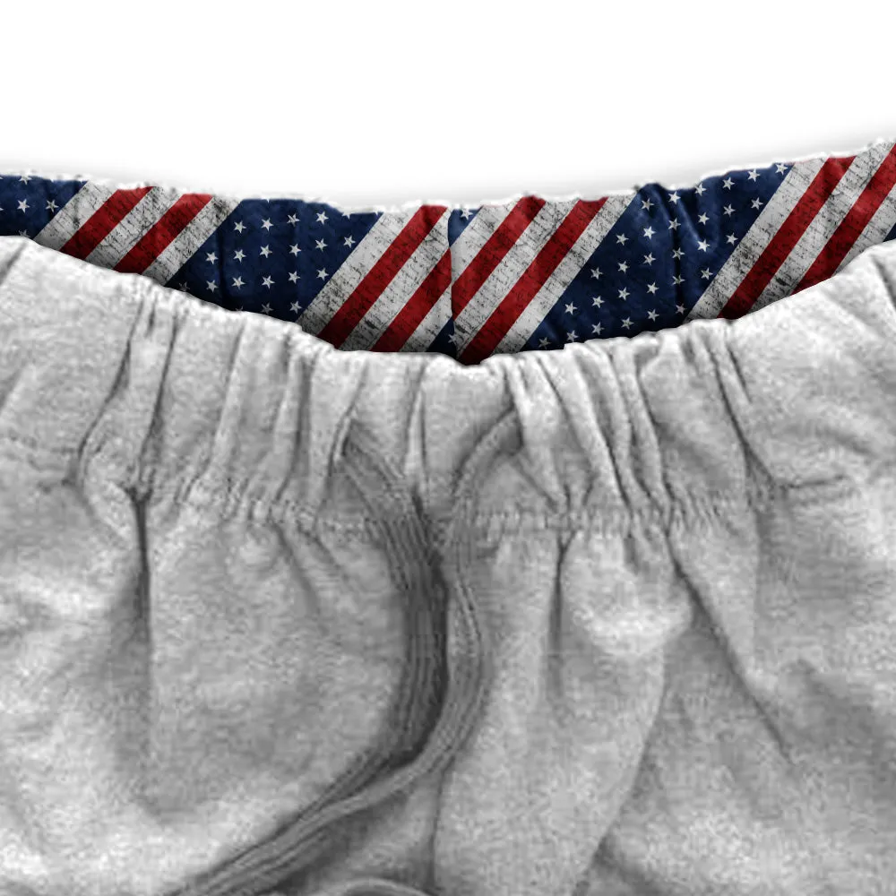 Classic Sweatpants | American Flag | Light Heather Grey