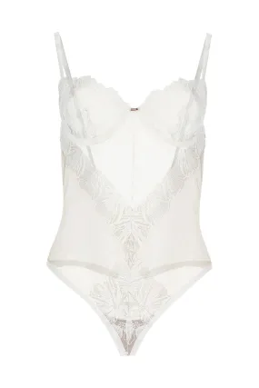 CLAUDETTE BODYSUIT IN IVORY