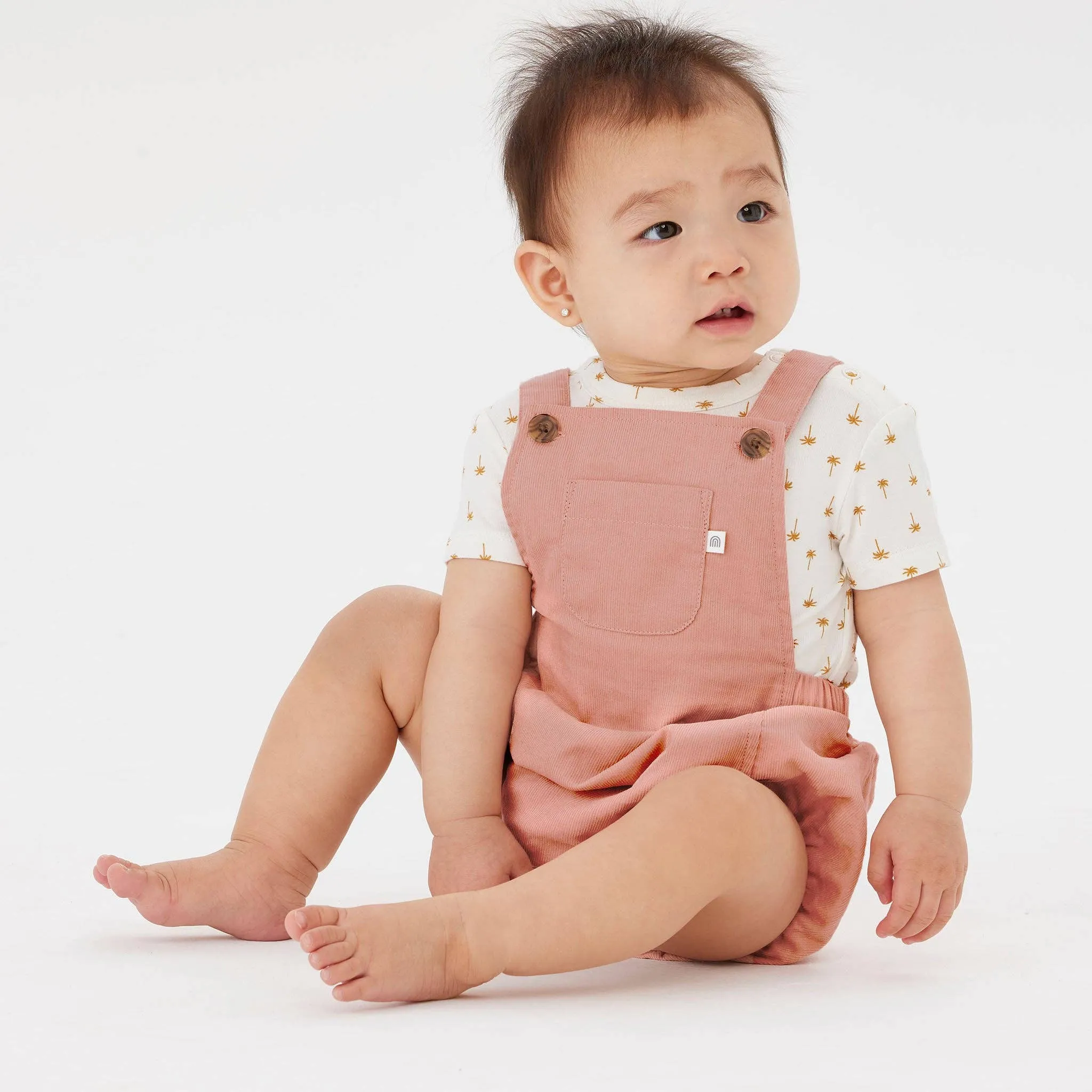 Cord Overall - Blush