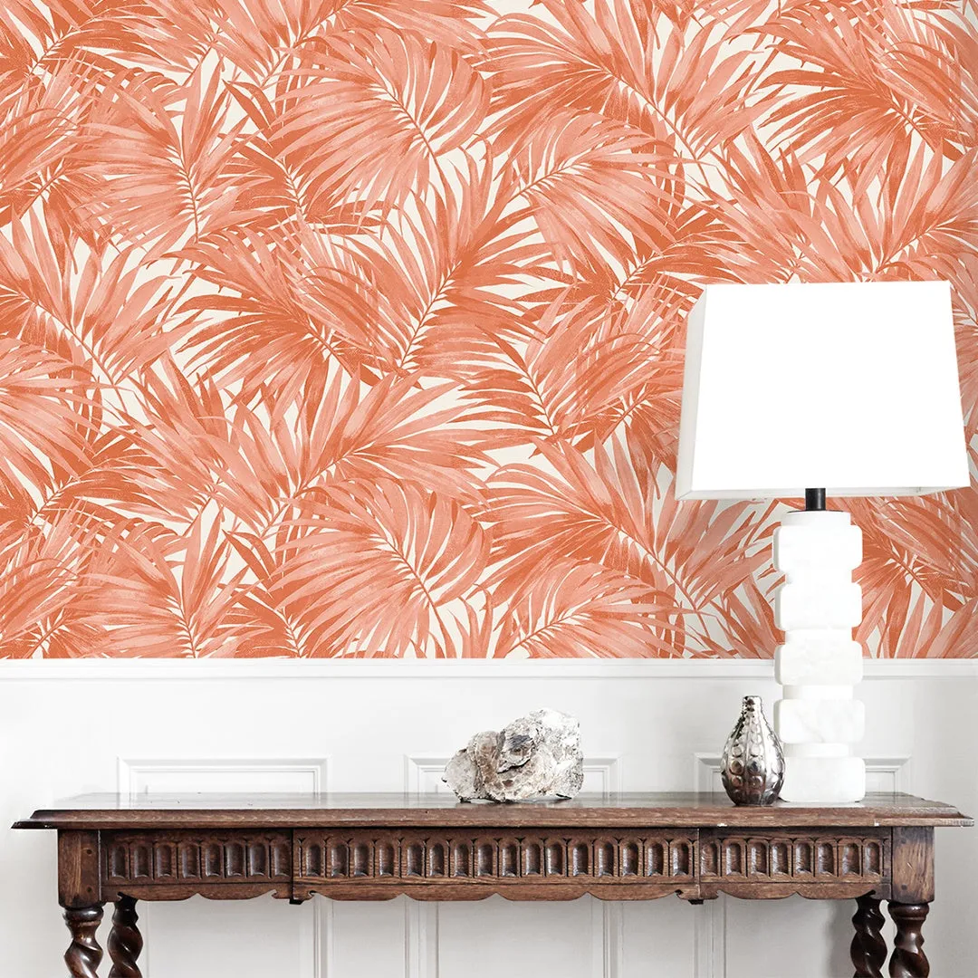 Cordelia Tossed Palms Coastal Haven Wallpaper