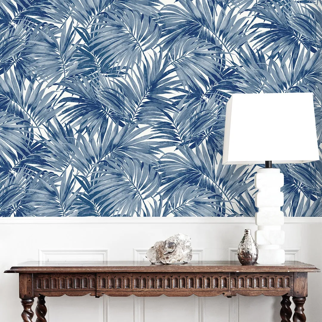 Cordelia Tossed Palms Coastal Haven Wallpaper