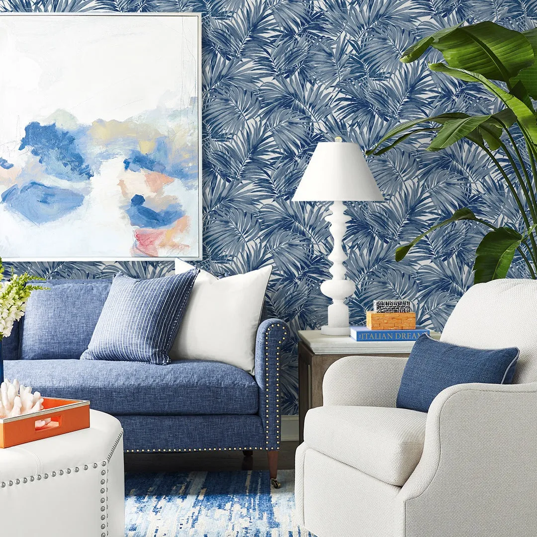 Cordelia Tossed Palms Coastal Haven Wallpaper