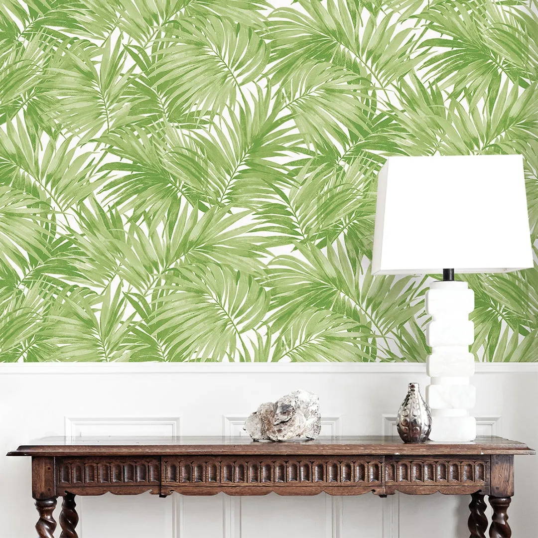 Cordelia Tossed Palms Coastal Haven Wallpaper