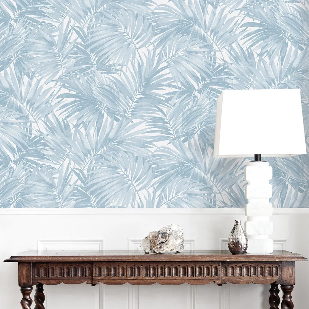 Cordelia Tossed Palms Coastal Haven Wallpaper