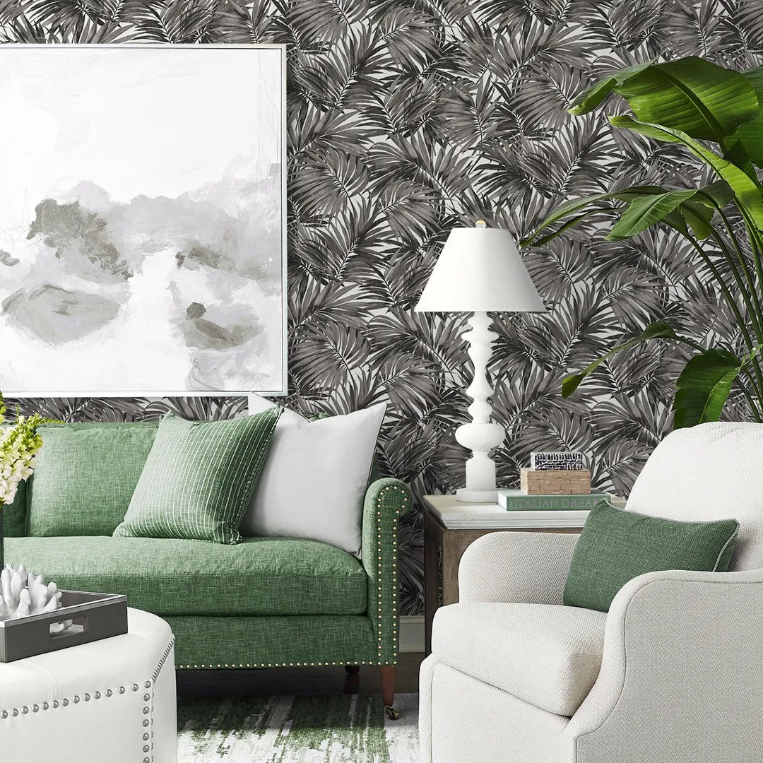 Cordelia Tossed Palms Coastal Haven Wallpaper