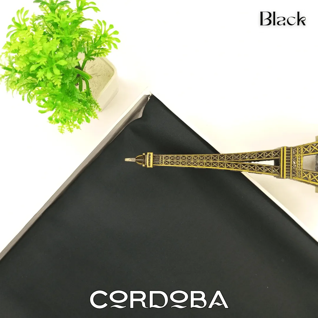 Cordoba Soft Luxurious Cotton (Black)