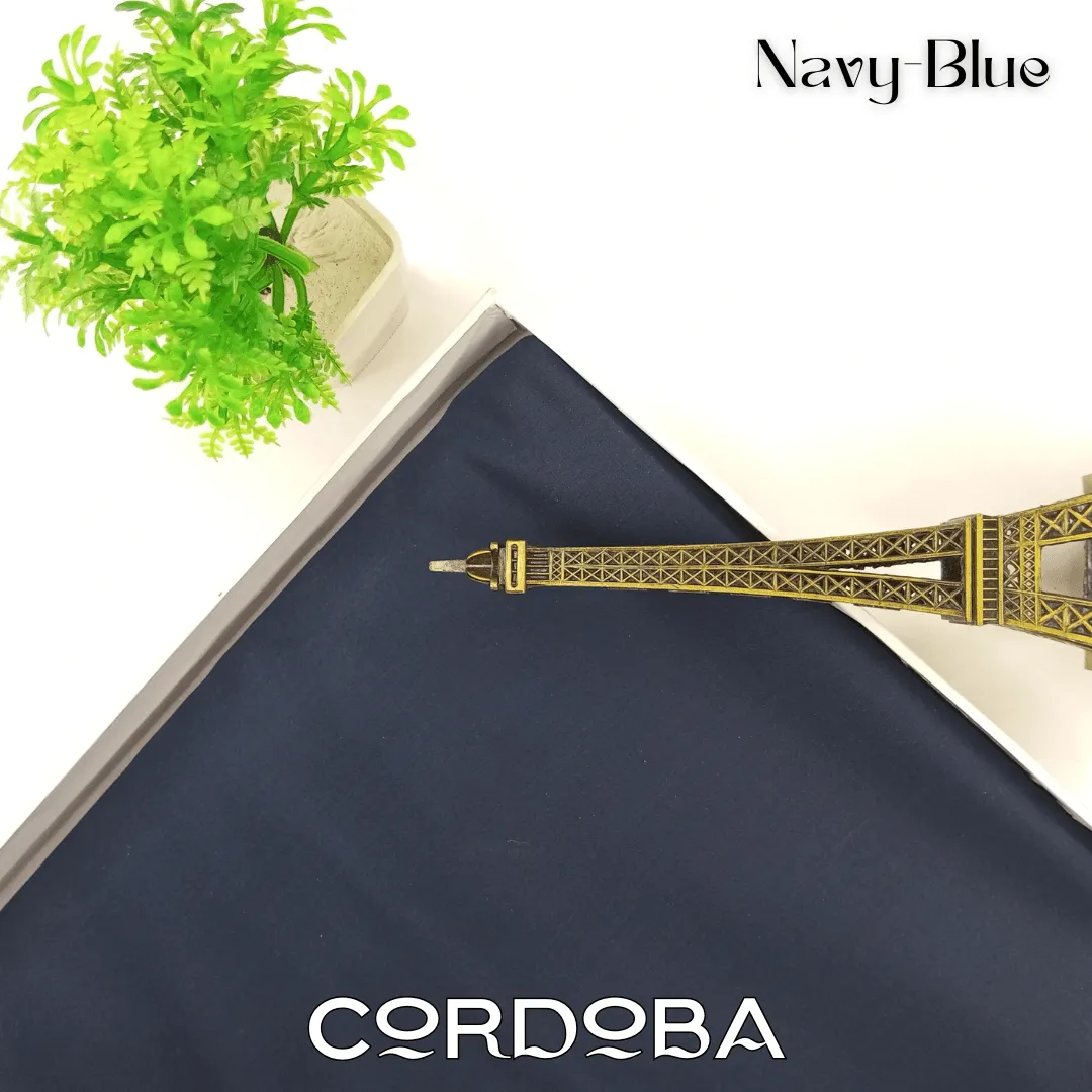 Cordoba Soft Luxurious Cotton (Navy Blue)