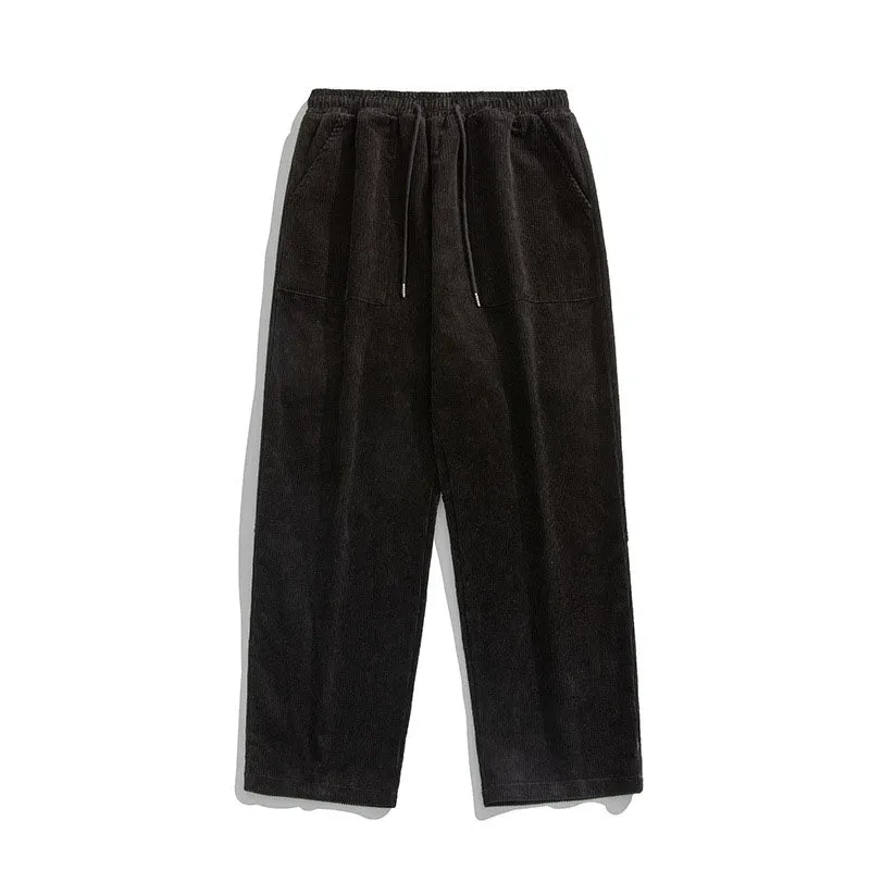 Corduroy Straight Casual Pants