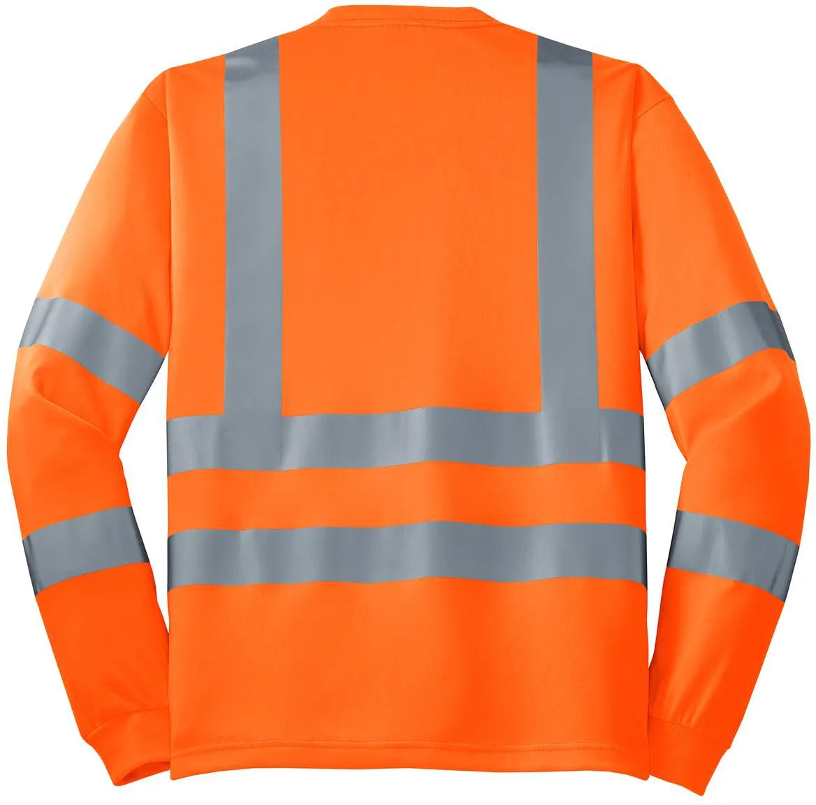 CornerStone ANSI 107 Class 3 Long Sleeve Snag-Resistant Reflective T-Shirt