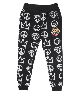 CREATE 2MRW GRAPHIC JOGGER PANTS BLACK - CF1430