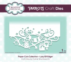 Creative Expressions Paper Cuts Lazy Elf Edger Craft Die