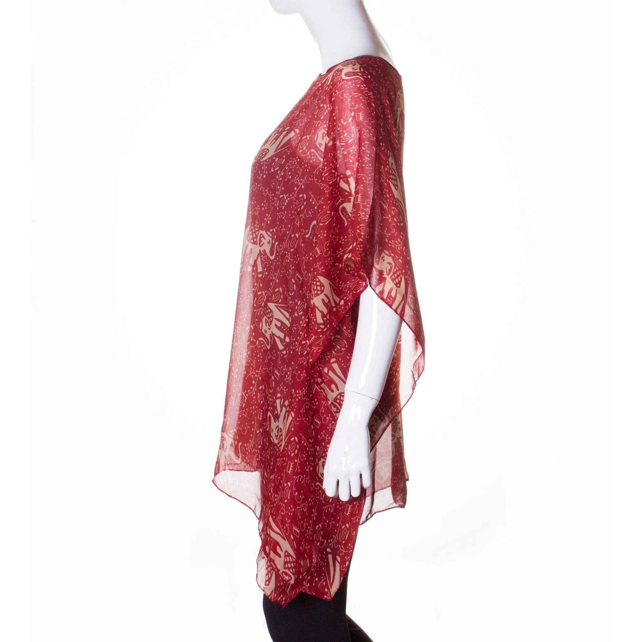 Crimson Elephant Tunic