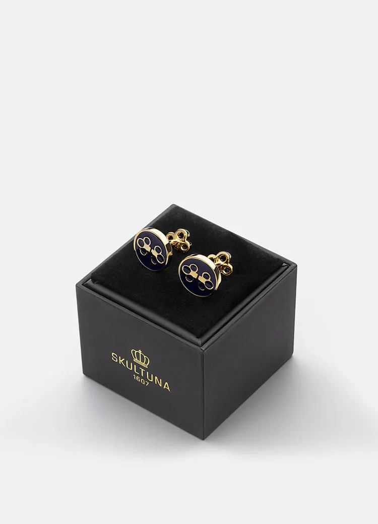 Cufflinks | The Double Key | Deep Blue