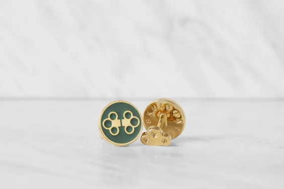 Cufflinks | The Double Key | Vintage Green