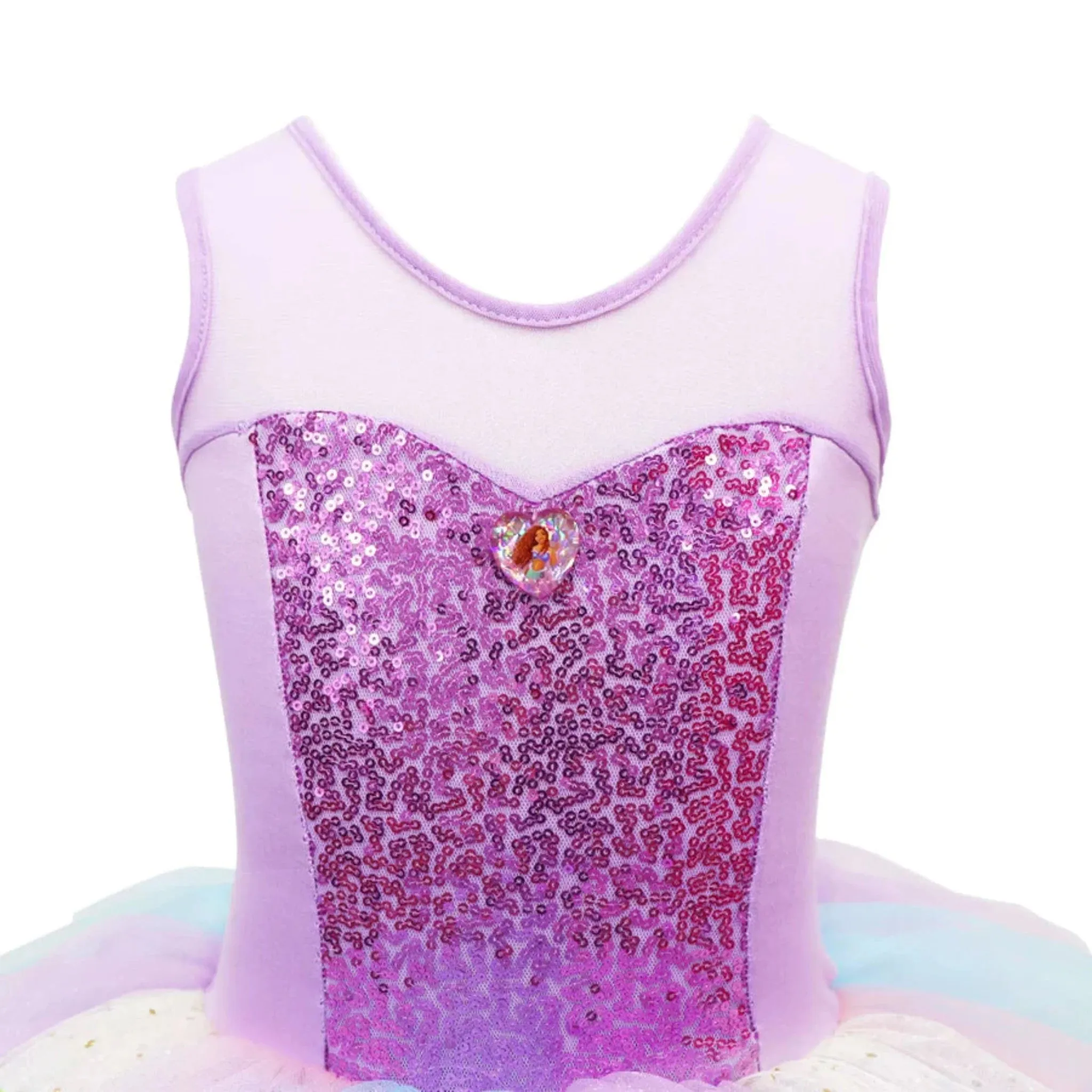 Disney The Little Mermaid Sparkle Tiered Tutu Dress