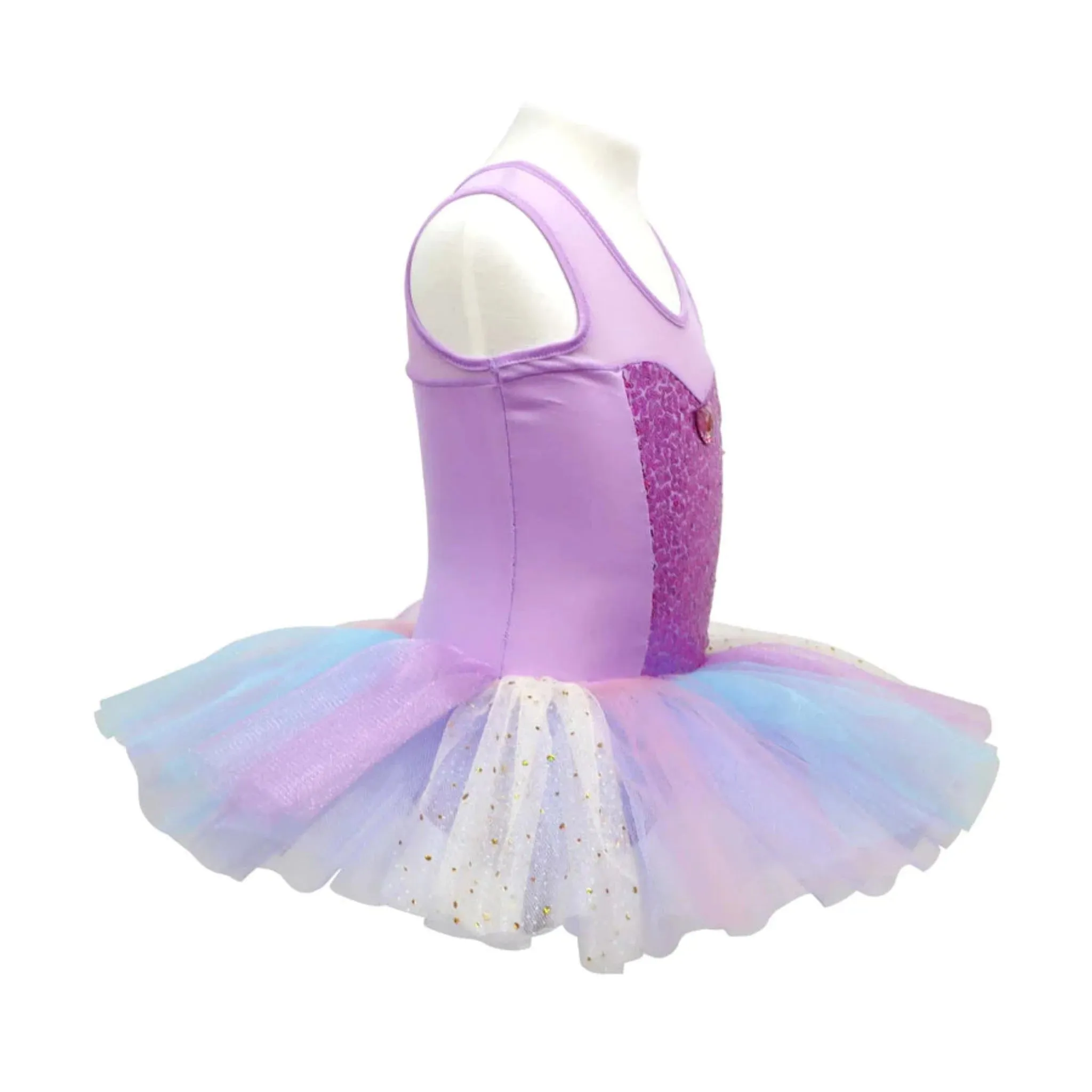 Disney The Little Mermaid Sparkle Tiered Tutu Dress