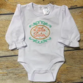 Embroidered Little Sister Bodysuit