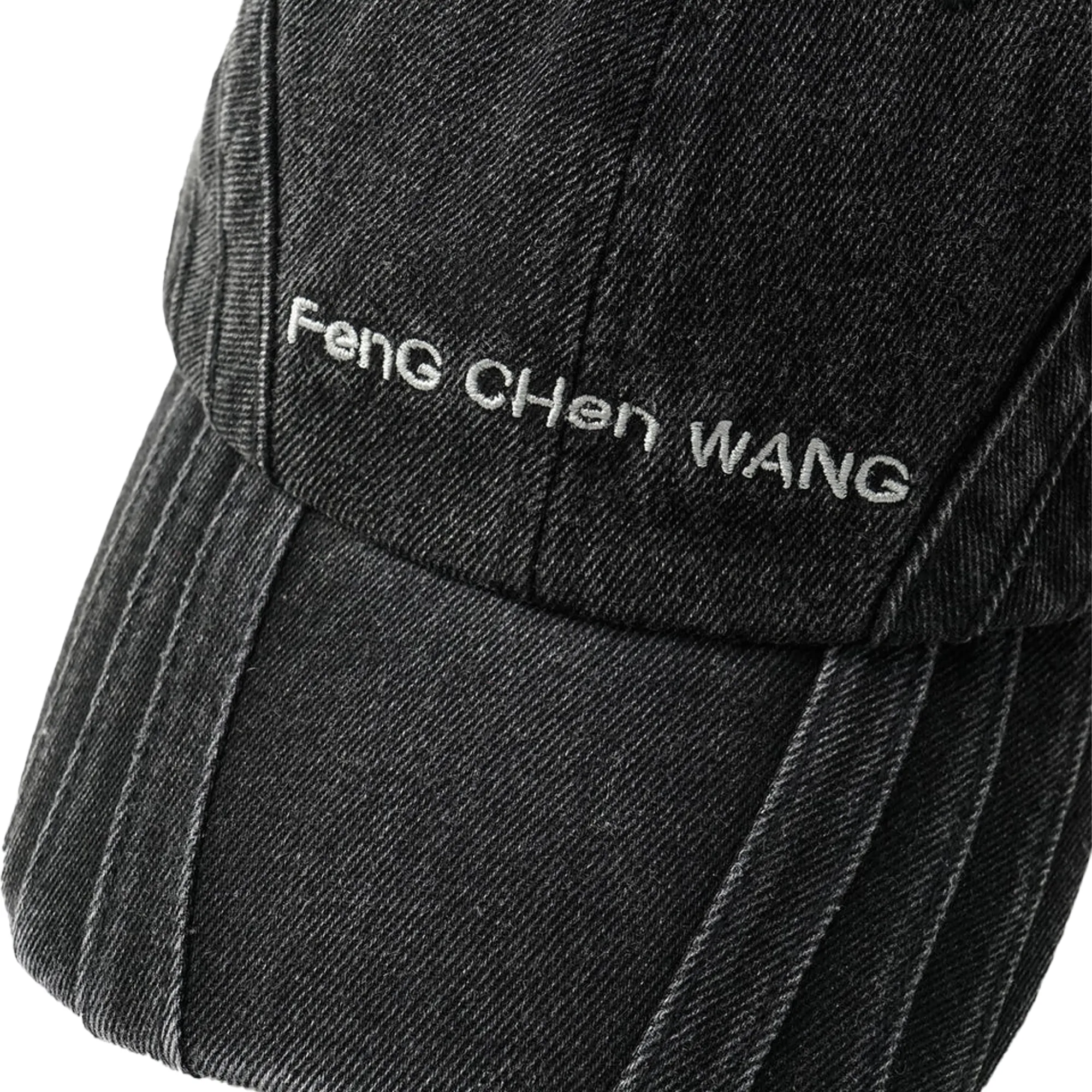 Feng Chen Wang  Black Denim Cap